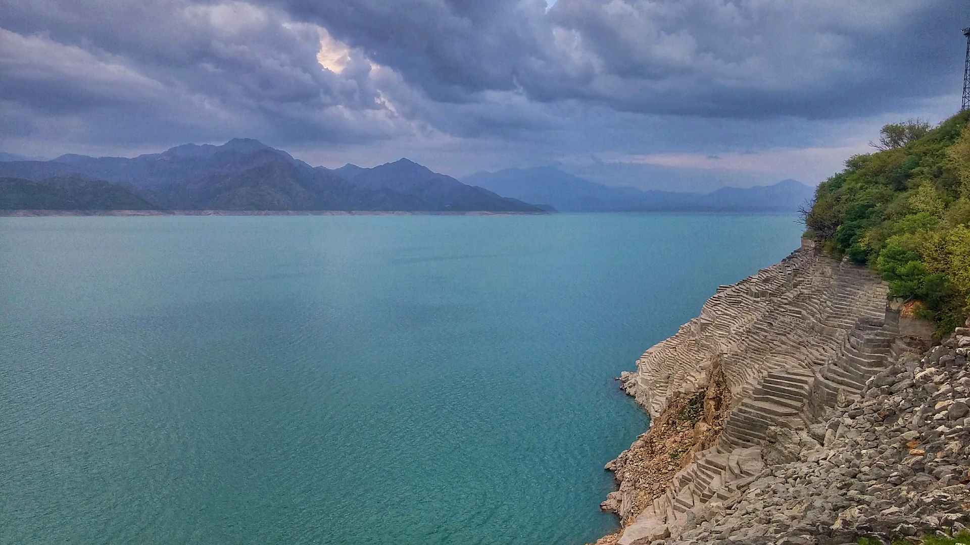 Tarbela Dam Lake, Pakistan